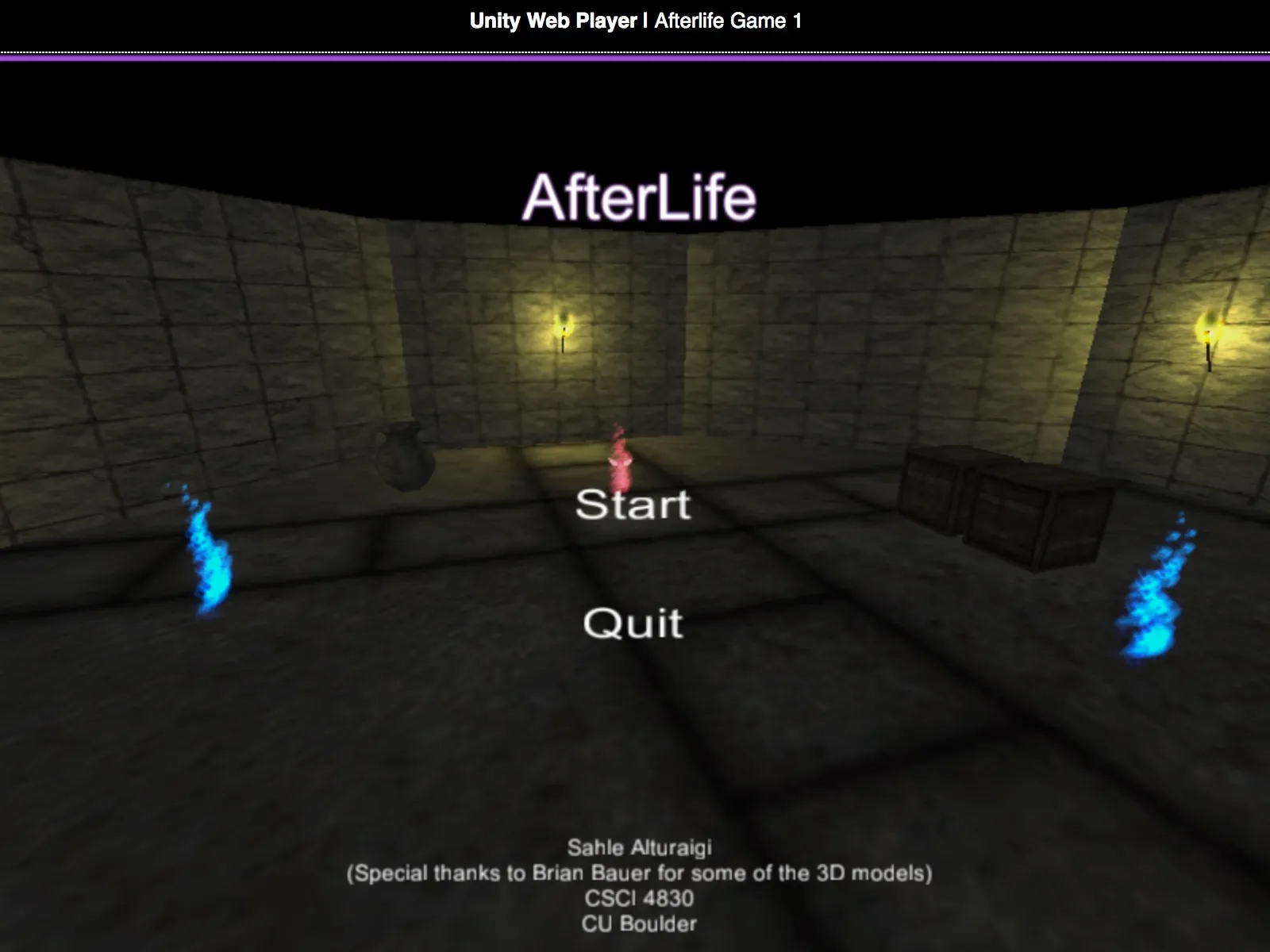 AfterLife — Unity · First-Person Platformer